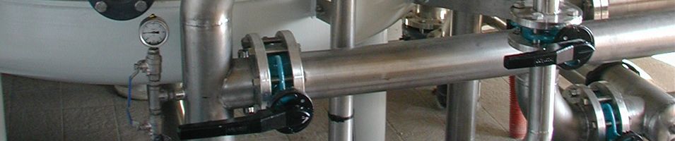 Tank Piping for Mixed Bed Ion Exchange Resin System