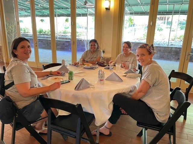 Employees at Zoo event