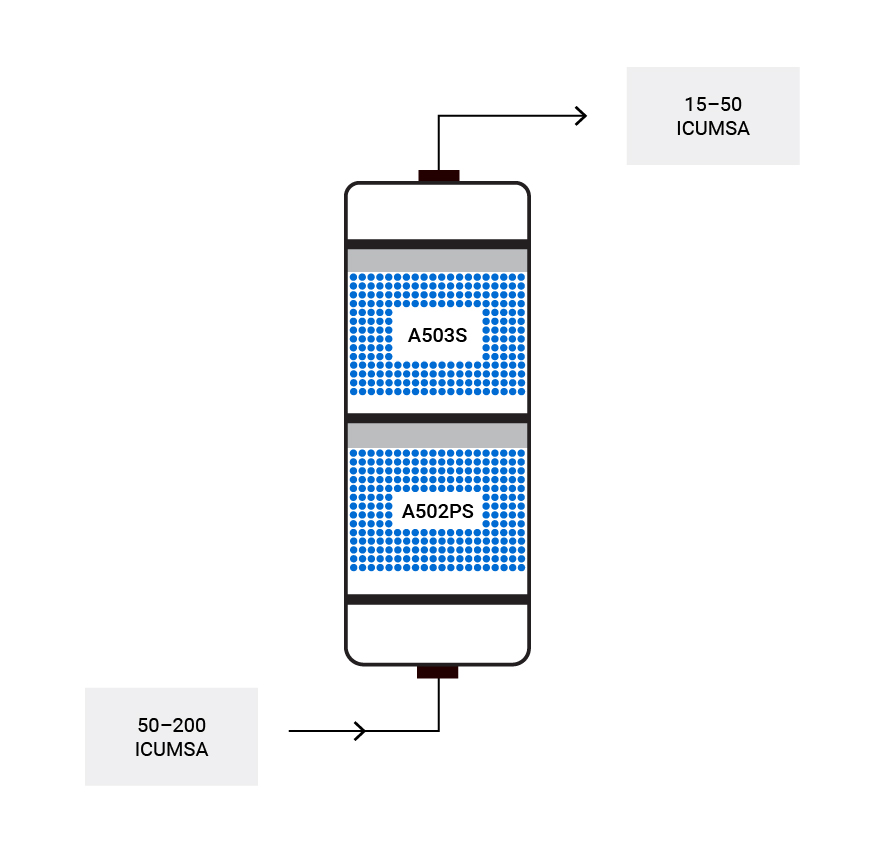 puropack packed bed upflow system diagram