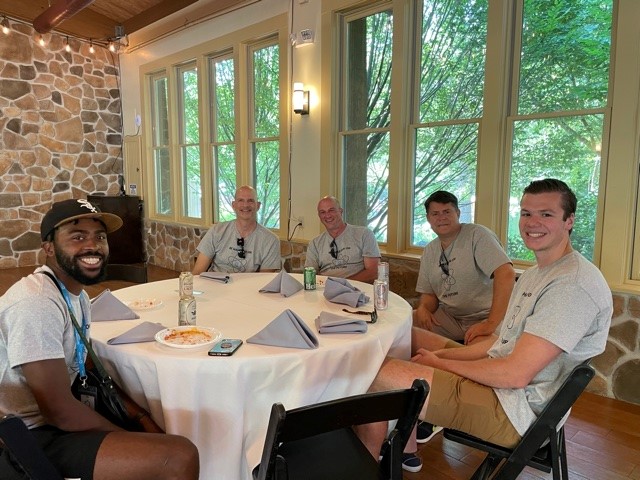 Purolite employees at zoo event